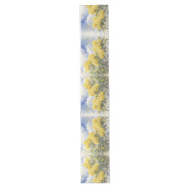 National Blume Australia Golden Wattle | Großer Tischläufer