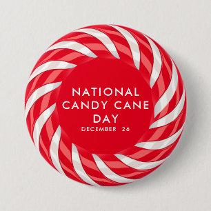 National Candy Cane Day Button