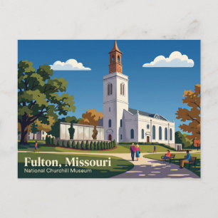 National Churchill Museum USA ->  National Churchi Postkarte