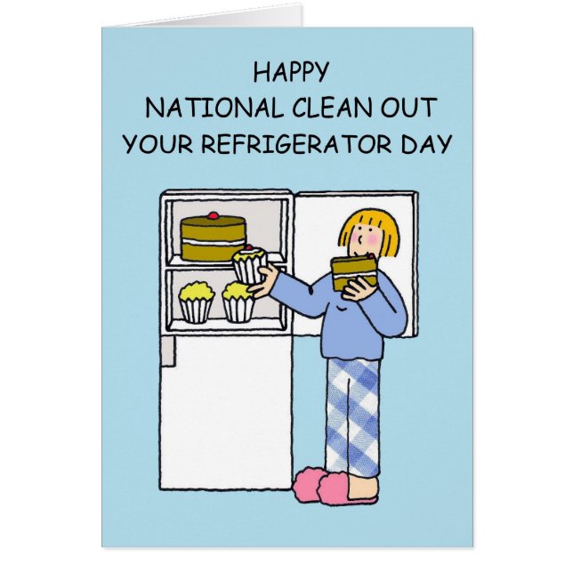 National Clean Out Your Refrigerator Day Novembre (Devant)