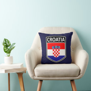 National - Croatia Wirbelkissen Kissen