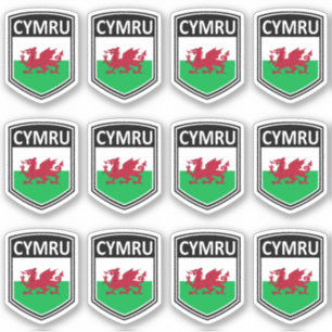 National - Cymru Aufkleber
