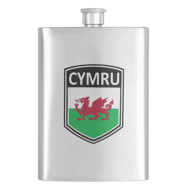 National - Cymru Flachmann (Vorderseite)