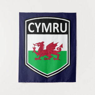 National - Cymru Wandteppich
