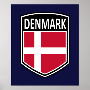 National - Dänemark Poster