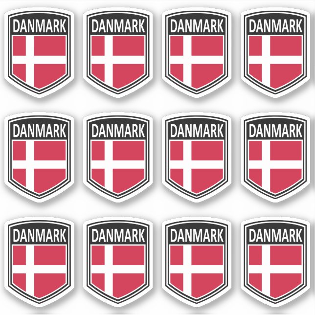 National - Danmark Aufkleber (Vorderseite)