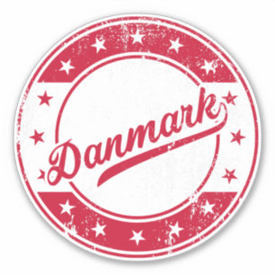 National - Danmark   Sticker Danemark