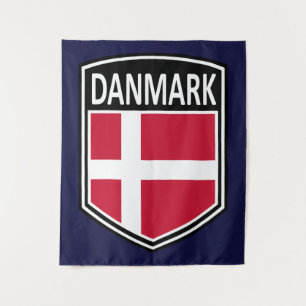 National - Danmark Wandteppich