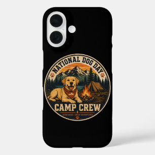 National Dog Day Camp Crew Labrador iPhone 16 Hülle