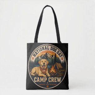 National Dog Day Camp Crew Labrador-Taschentuch-Ta Tasche