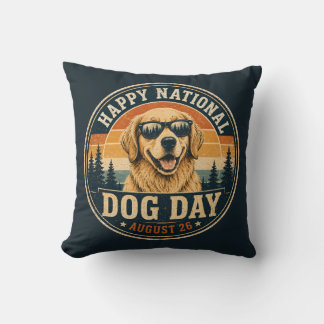 National Dog Day Camp Crew Labrador Wurfkissen Kissen
