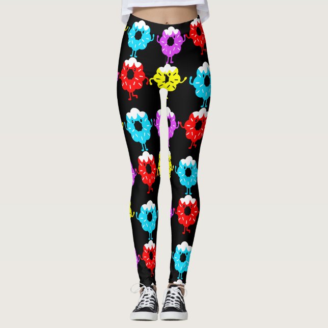 National Donut Day DoughSchalnüsse Leggings (Vorderseite)
