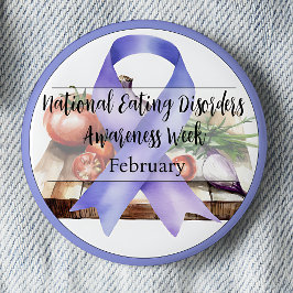 National Eating Disorders Awareness Week Februar Button