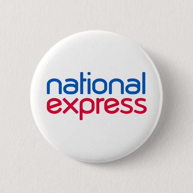 National Express Abzeichen Button (Vorderseite)