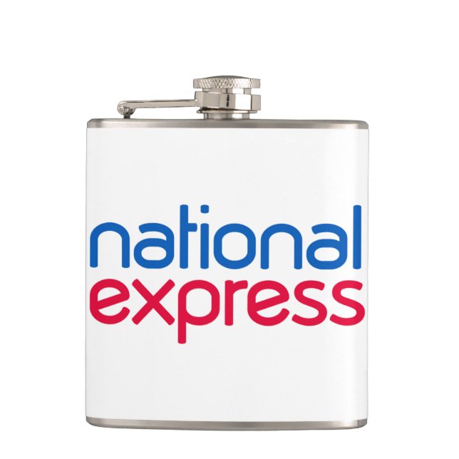National Express Hip Flask Flachmann (Vorderseite)