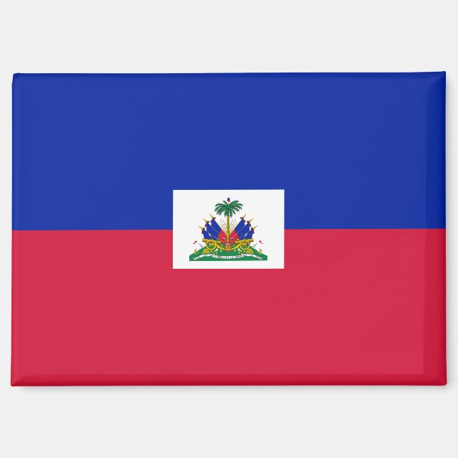 National Flag Haiti Rectangle Magnet (Vorderseite)