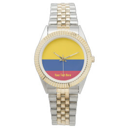 National flag of Colombia Armbanduhr