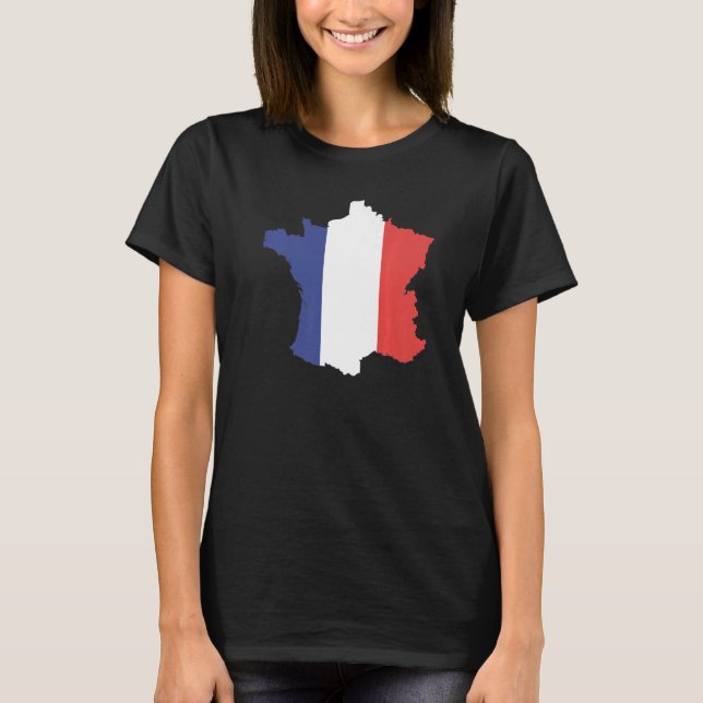 National Flag of France souvenir  for men women  2 T-Shirt (Vorderseite)