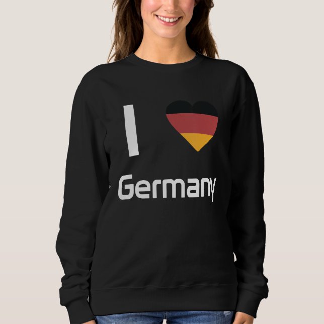 National Flag of Germany souvenir  for men women 3 Sweatshirt (Vorderseite)
