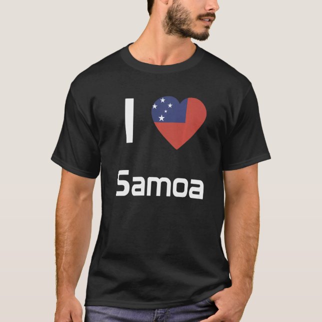 National Flag of Samoa souvenir  for men women  2 T-Shirt (Vorderseite)