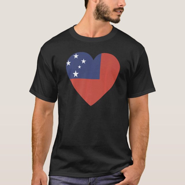 National Flag of Samoa souvenir  for men women  4 T-Shirt (Vorderseite)