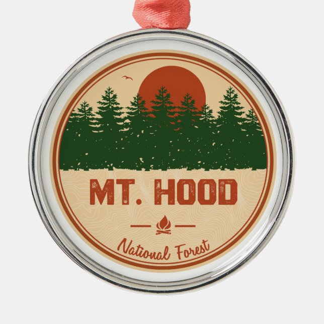 National Forest Ornament Aus Metall (Vorne)