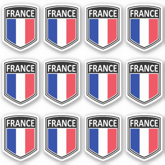 National - Frankreich Aufkleber (Vorderseite)