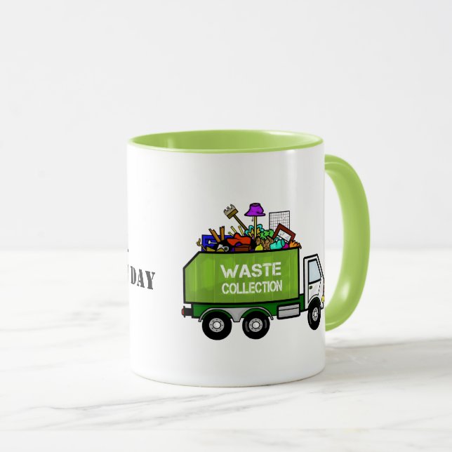 National Garbage Man Day Coffee Tasse Garbage Truc (VorderseiteRechts)