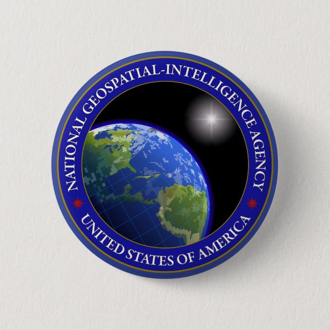 National Geospatial Intelligence Agency Button (Vorderseite)
