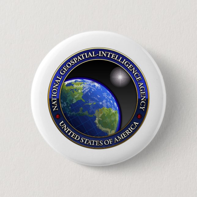 National Geospatial-Intelligence Agency (NGA) Button (Vorderseite)