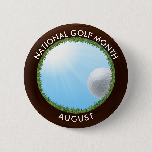 National Golf Month Button (Vorderseite)