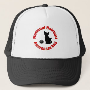 National Hairball Awareness Day Trucker Hat Truckerkappe