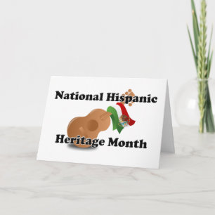 National Hispanic Heritage Month - Gitarre Karte