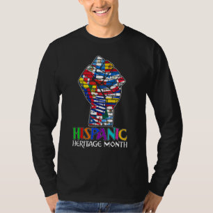 National Hispanic Heritage Month Latino-Flagge All T-Shirt