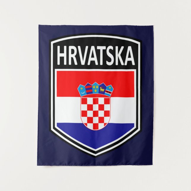 National - Hrvatska Wandteppich (Vorderseite)