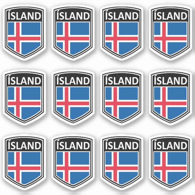 National - Insel Aufkleber (Vorderseite)
