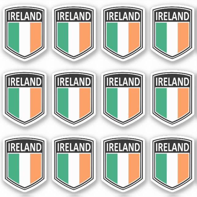 National - Irland Aufkleber (Vorderseite)