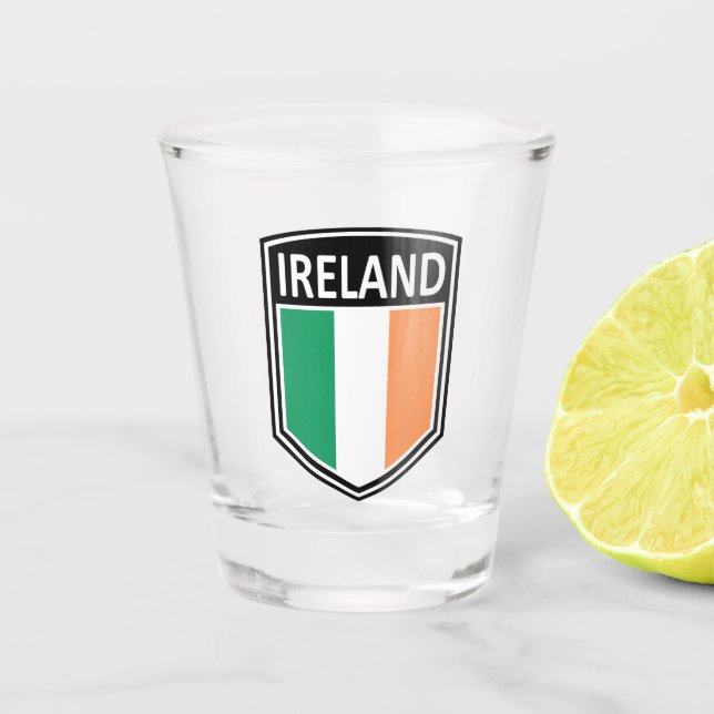 National - Irland Schnapsglas (Vorderseite)