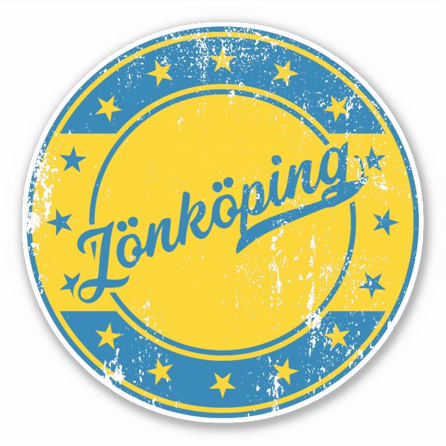 National - Jönköping Sverige | Sticker Suède (Devant)