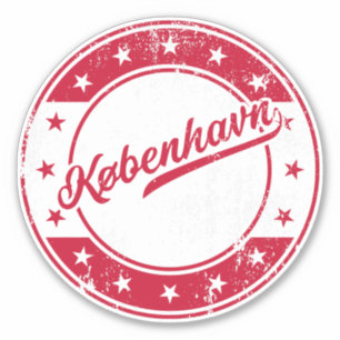 National - København Danemark Sticker