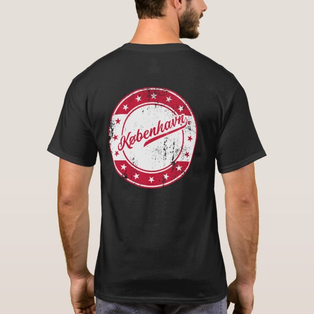 National - København Danmark T - Shirt (Rückseite)