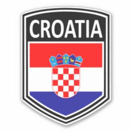 National - Kroatien Aufkleber