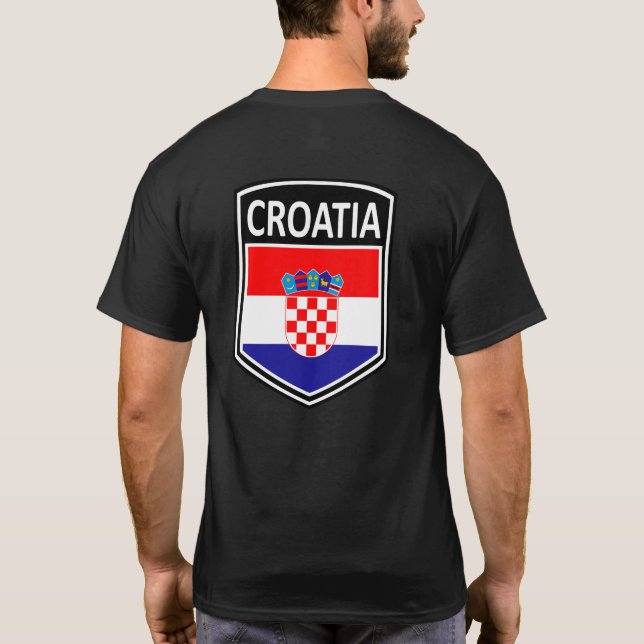 National - Kroatien T-Shirt (Rückseite)