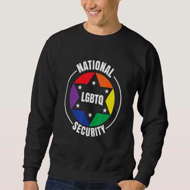 National Lgbtq Security Bisexual Transgender Diver Sweatshirt (Vorderseite)