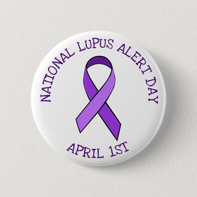 National Lupus Alert Day 1. April Support Button (Vorderseite)