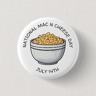 National Mac n Cheese Day ist der 14. Juli Button