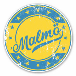National - Malmö Sverige   Schweden Sticker