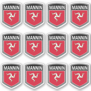 national - Mannin Aufkleber