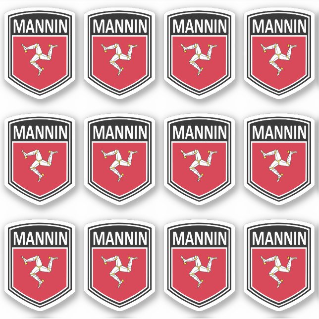national - Mannin Aufkleber (Vorderseite)