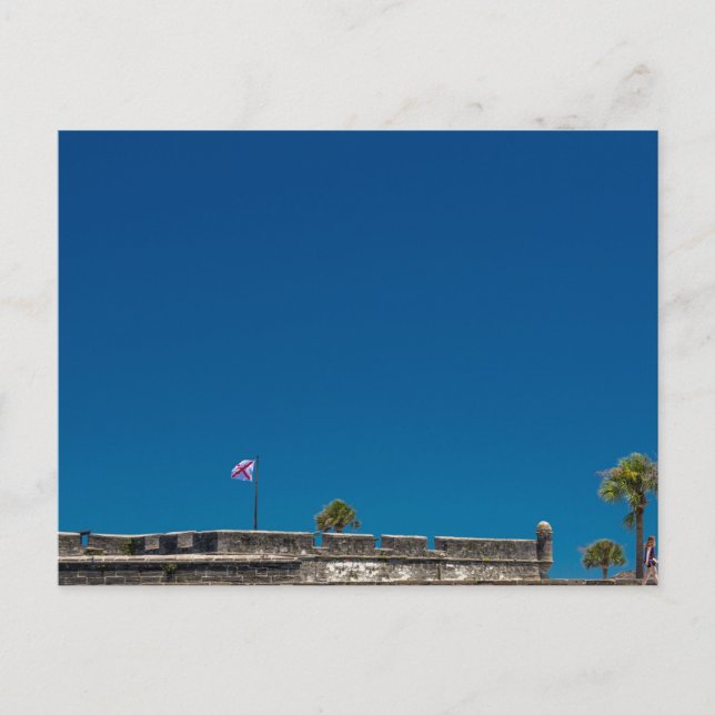 National Monument de San Marcos, FL Postkarte (Vorderseite)
